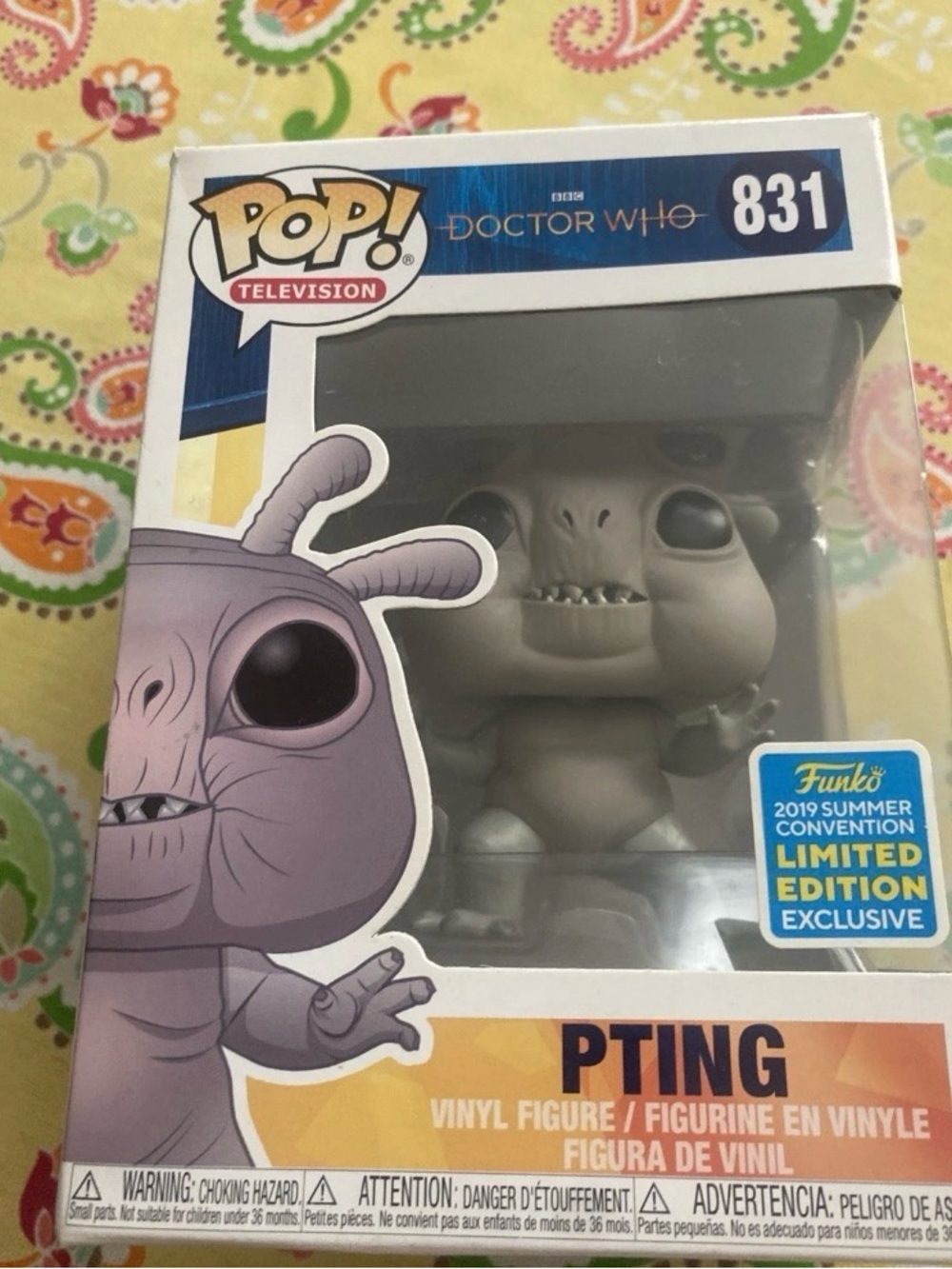 Funko Pting Vinyl Figure - Gray with Black Eyes